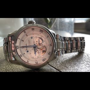 Bulova Men's 96A118 "BVA Series" Dual Aperture Dial Watch Stainless Steel (Used)